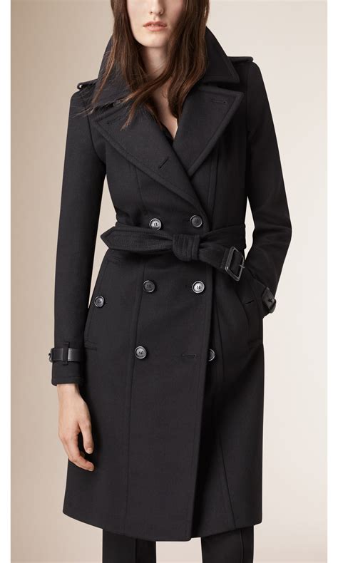 Burberry wool coat women's